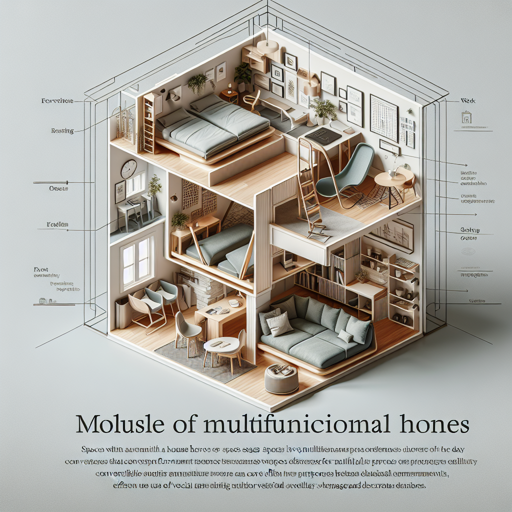 Hogares Multifuncionales: Crear espacios que cumplan múltiples funciones.