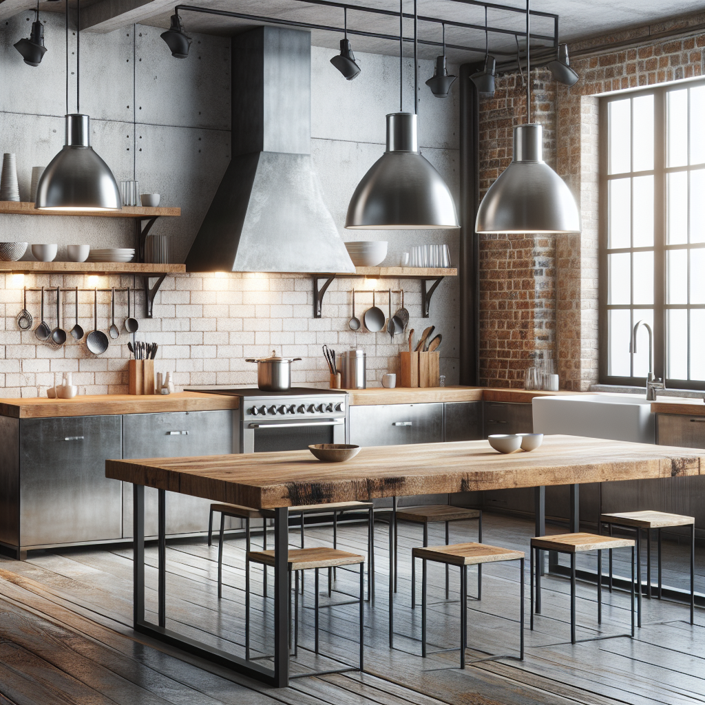 Ideas para Reformar una Cocina al Estilo Industrial